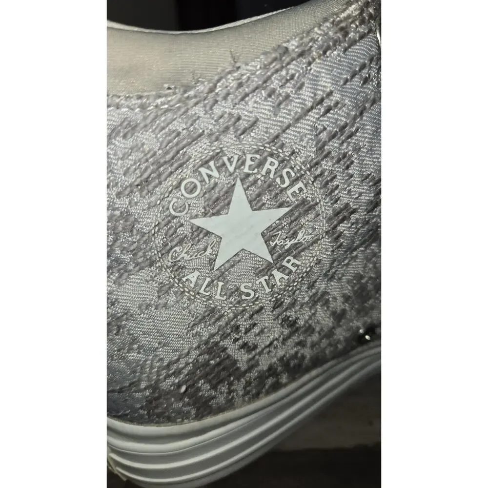 Converse Chuck Taylor All-Star Mid Selene Winter Knit Women's Shoes Size 8 Gray